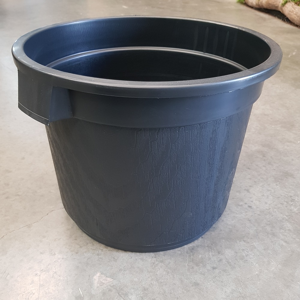 Pot Black 410mm No Holes