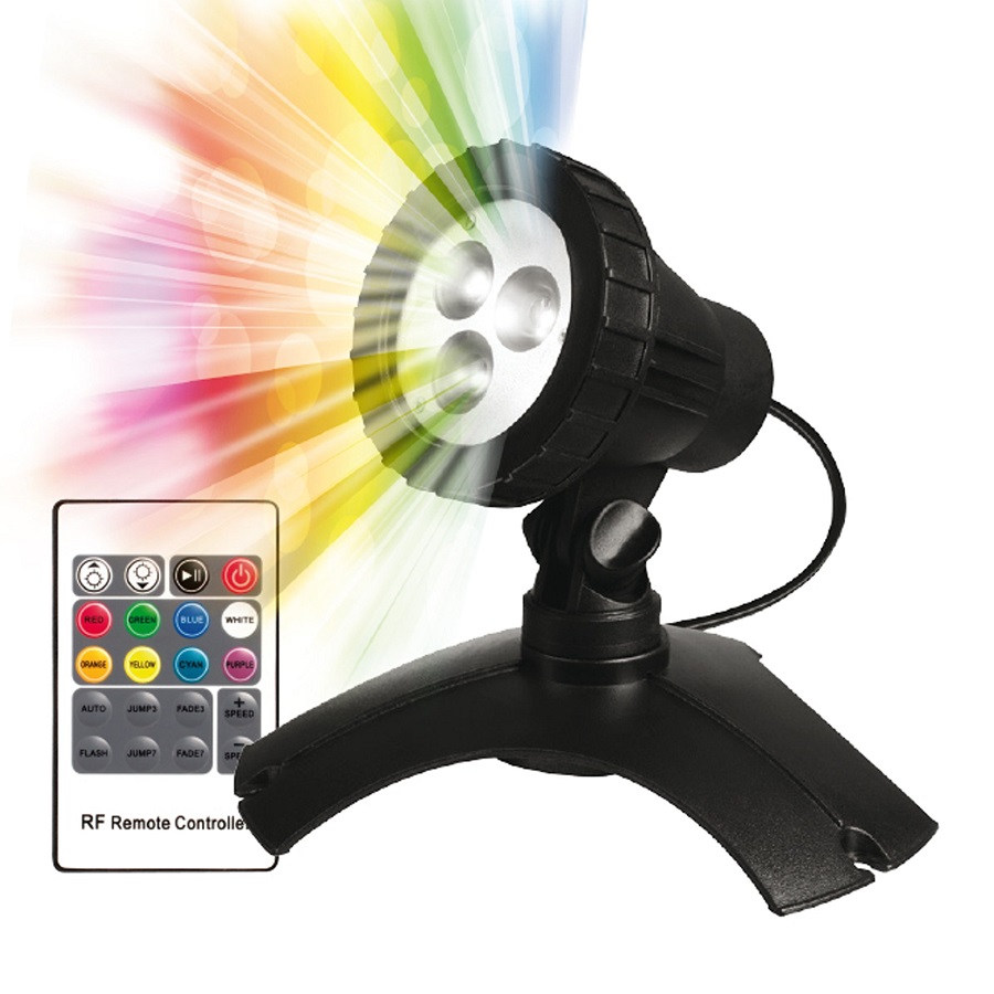 Pondmax 3 LED Multi-Colour Light with Remote