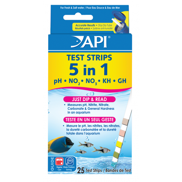 5 in 1 Pond Test Strips