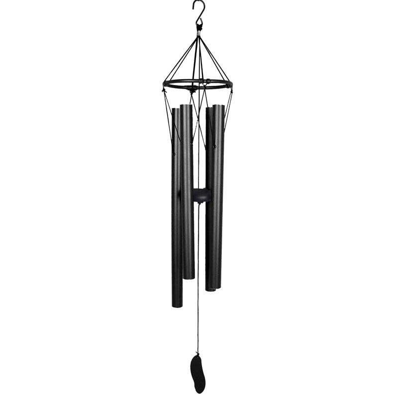 Black Harmonious 4 Tubed Windchime