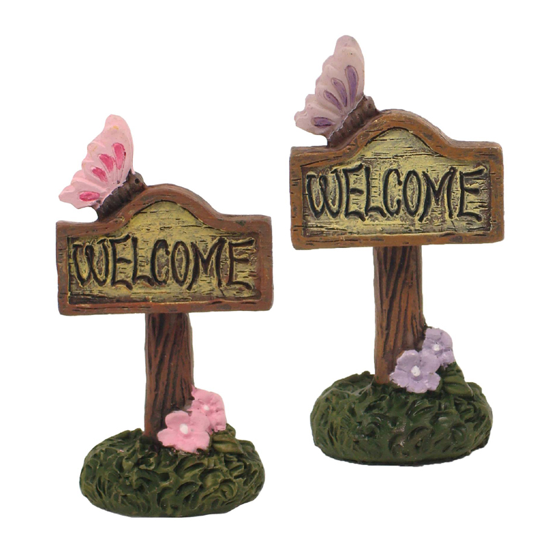 Fairy Garden Welcome Sign