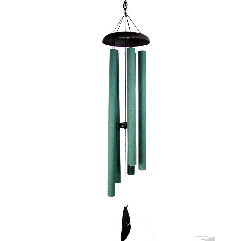 Classic Green Tuned 5 Tube Windchime