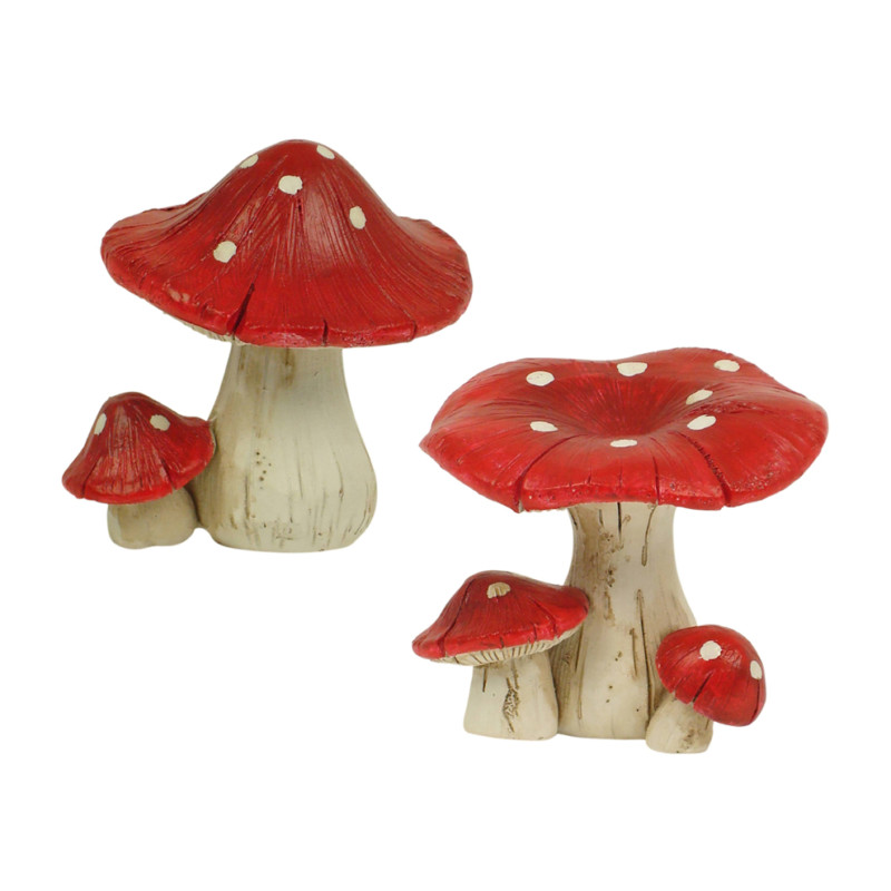 Small Red Mushrooms