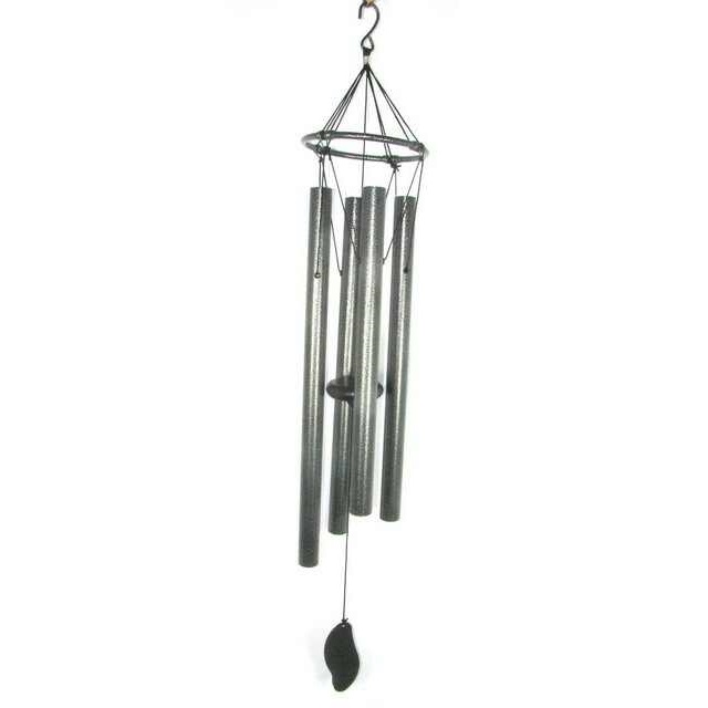 Silver Harmonious 4 Tubed Windchime