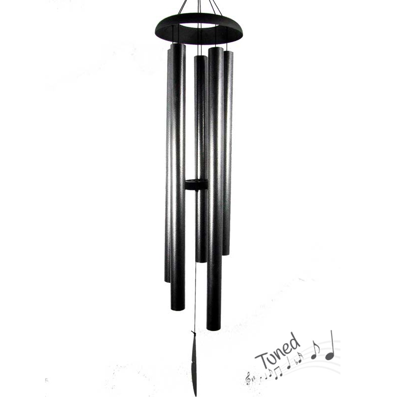 Silver Tuned 5 Tube Windchime