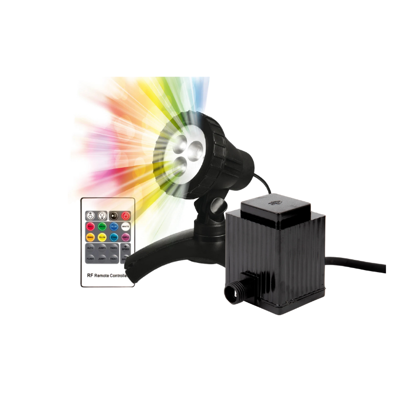 Pondmax 3 LED Multi-Colour Light with Remote