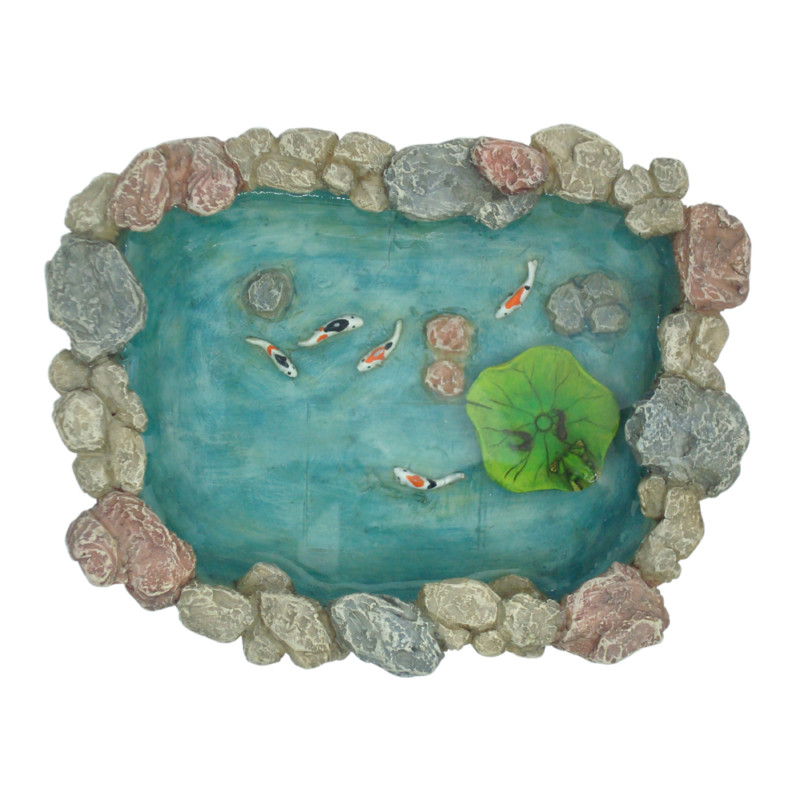 Koi Pond with Lily Pad (Ornament)