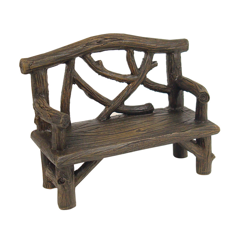 Rustic Log Bench