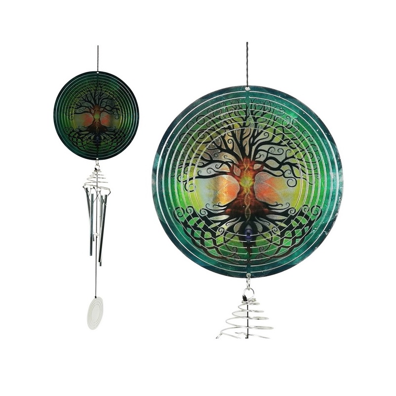 Metal Tree of Life Spinner / Wind Chime