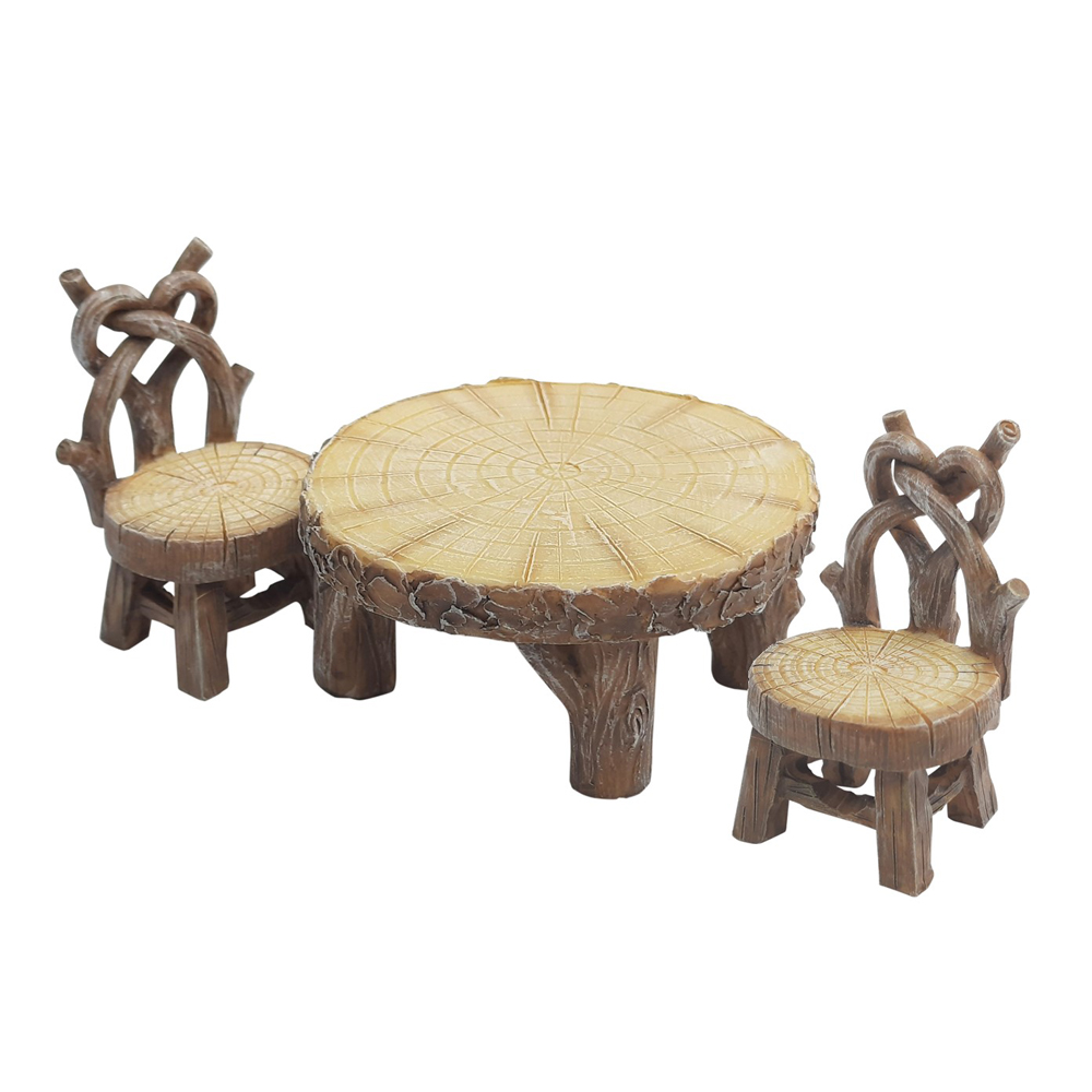 Celtic Heart Fairy Furniture – Set of 3