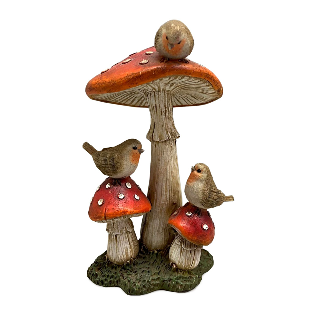 Mushroom with Birds