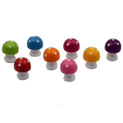 Miniature Colourful Mushroom