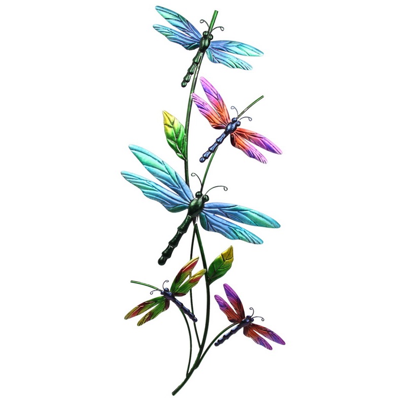 Colourful Dragonfly Wall Art