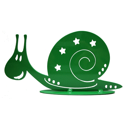 Cartoon Snail on Base