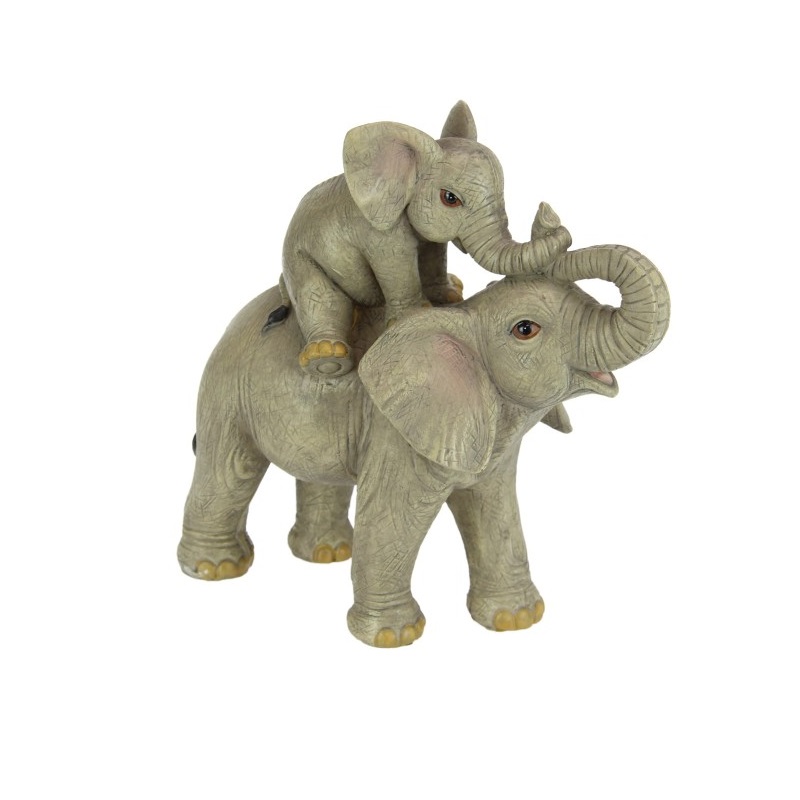 Elephant on Mothers Back