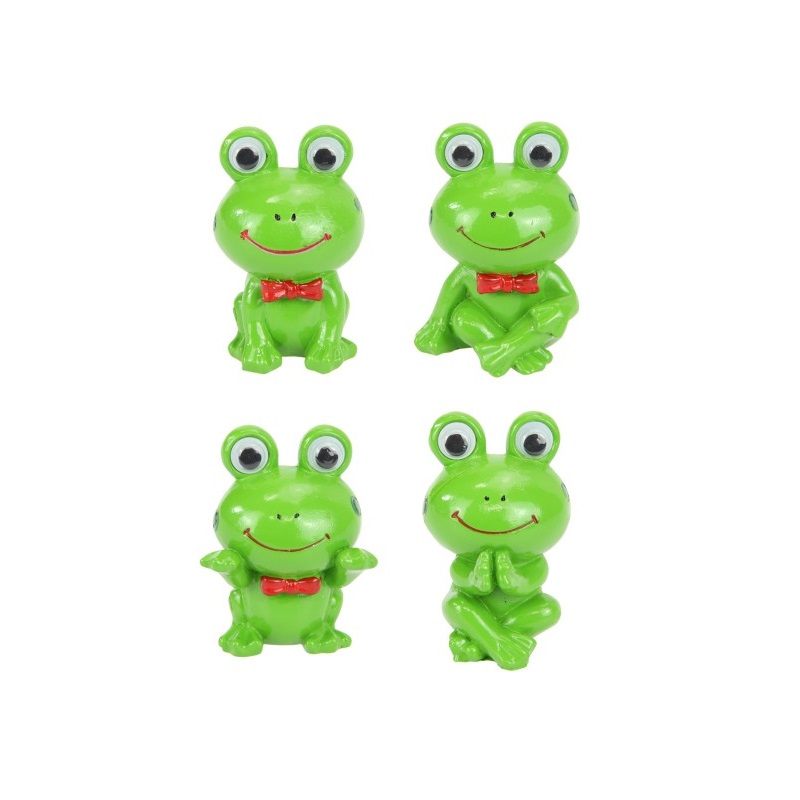 Green Frogs with Googley Eyes