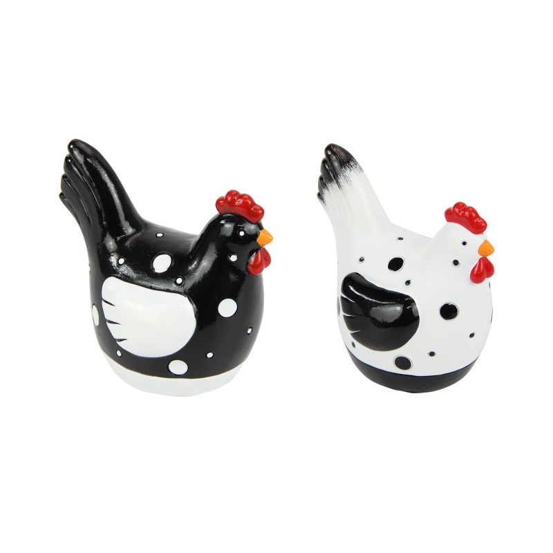 Black & White Hen / Rooster