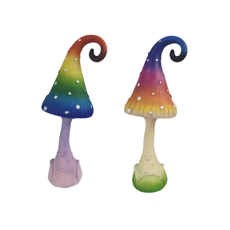Rainbow Coloured Mushroom