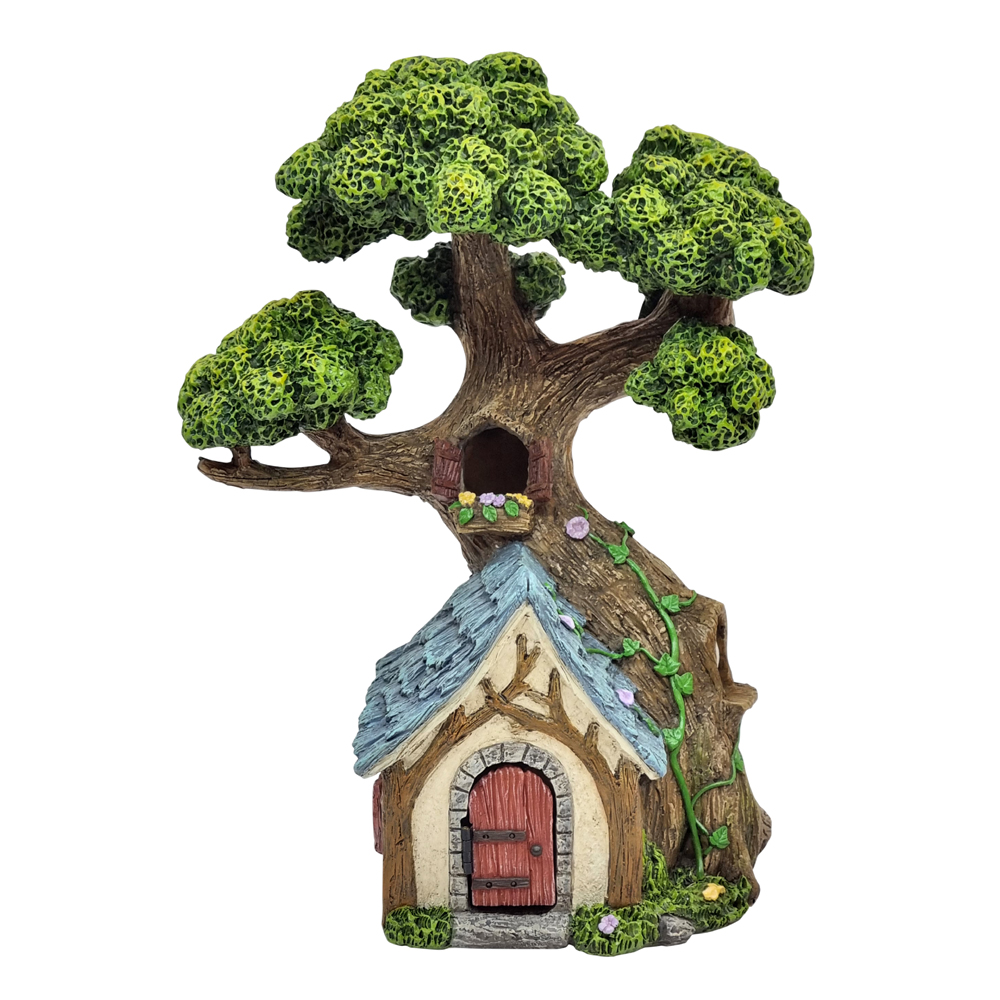 Fairy Tree House W/Opening Door