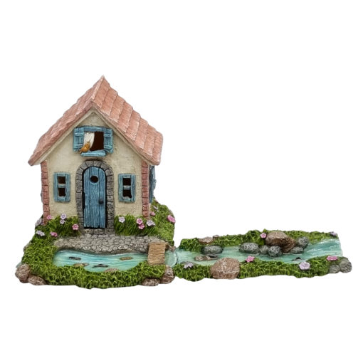 Riverside Fairy Cottage W/Opening Door