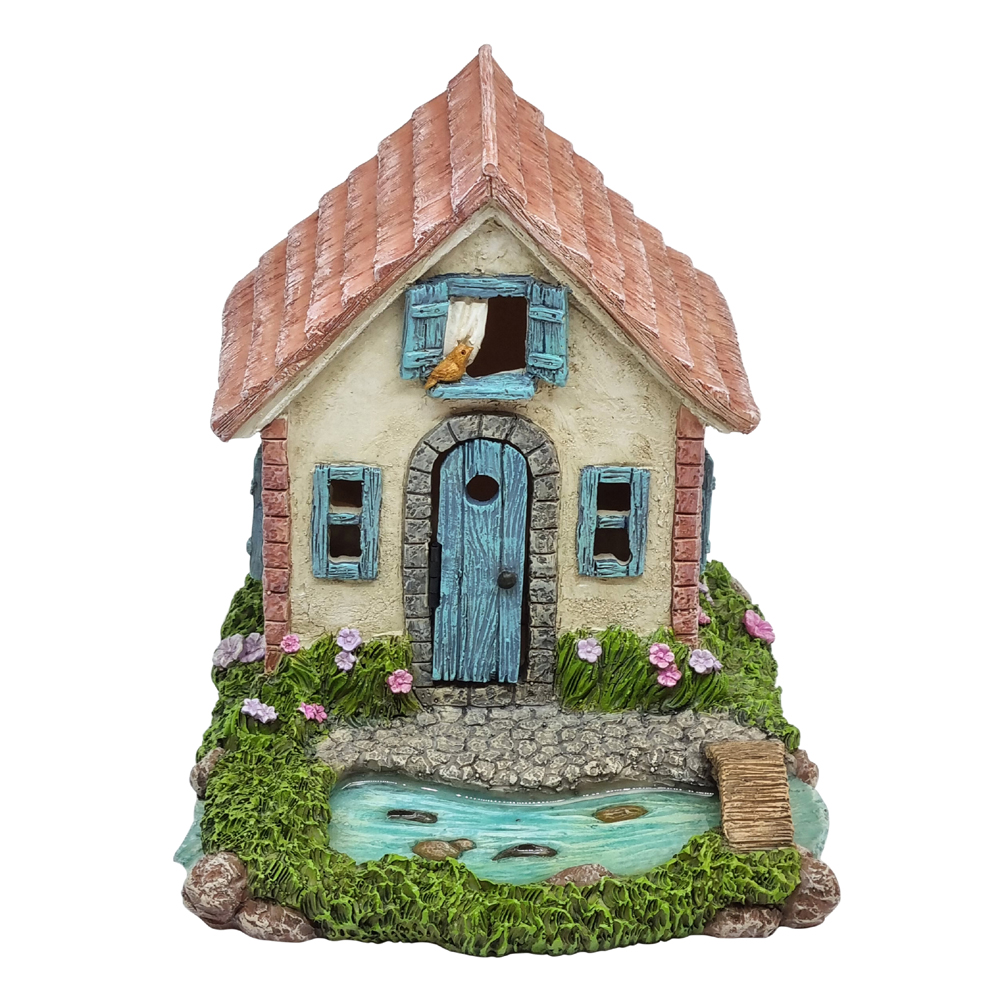 Riverside Fairy Cottage W/Opening Door