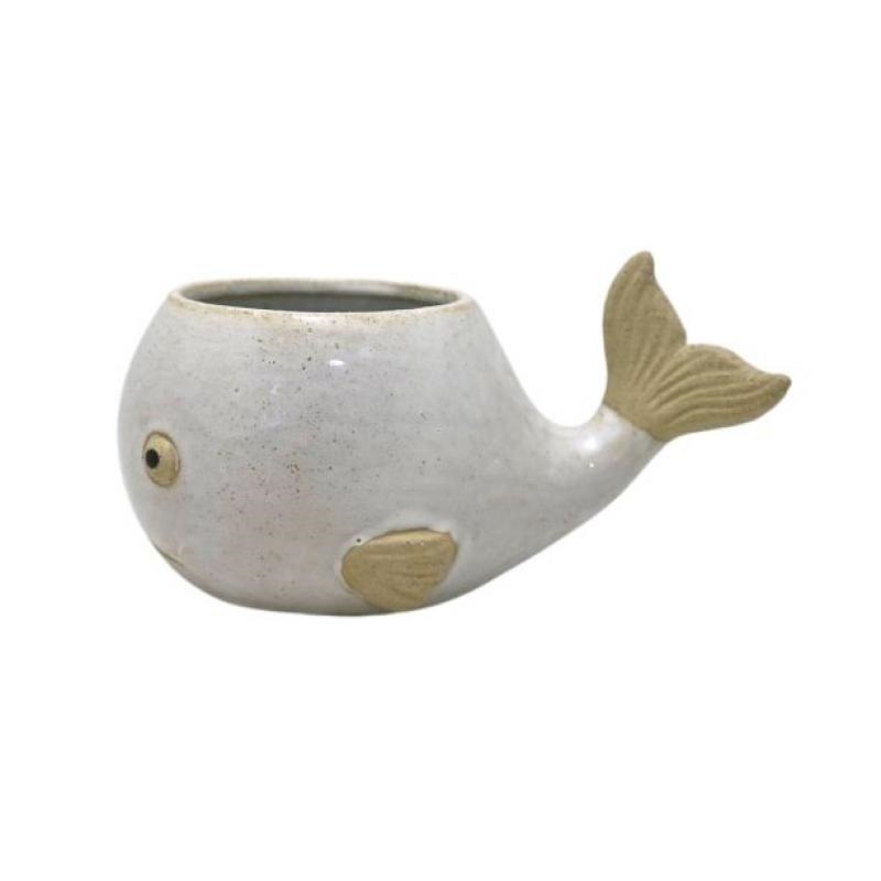 Freddie the Fish Ceramic Pot