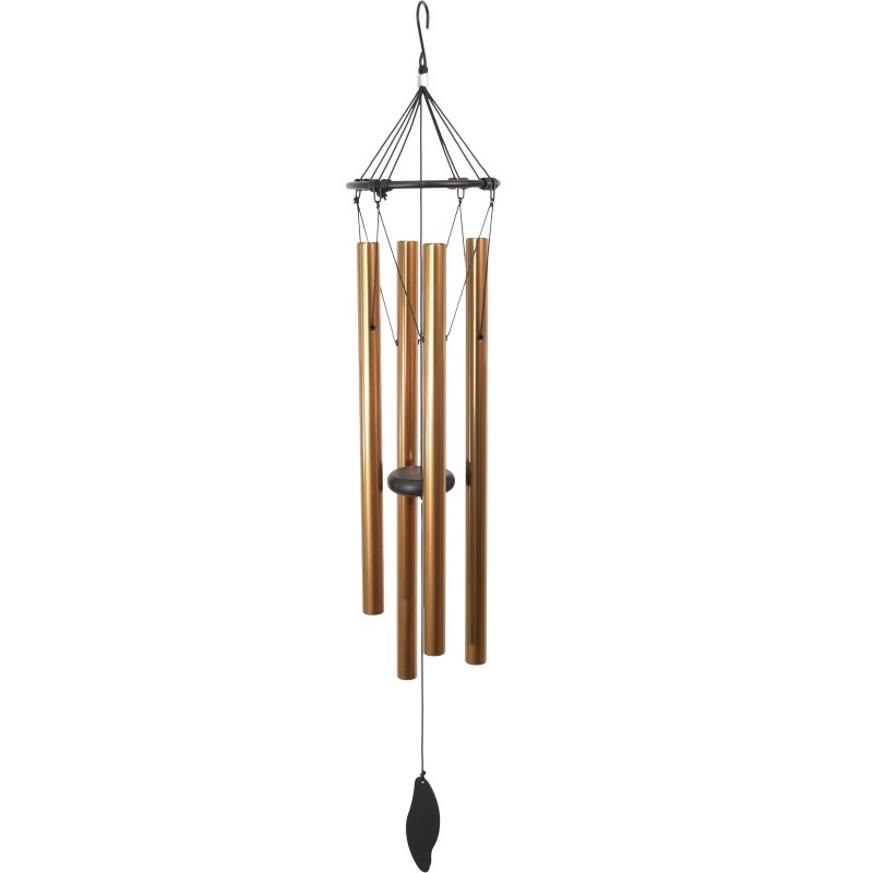 Gold 4 Tube Harmonious Windchime