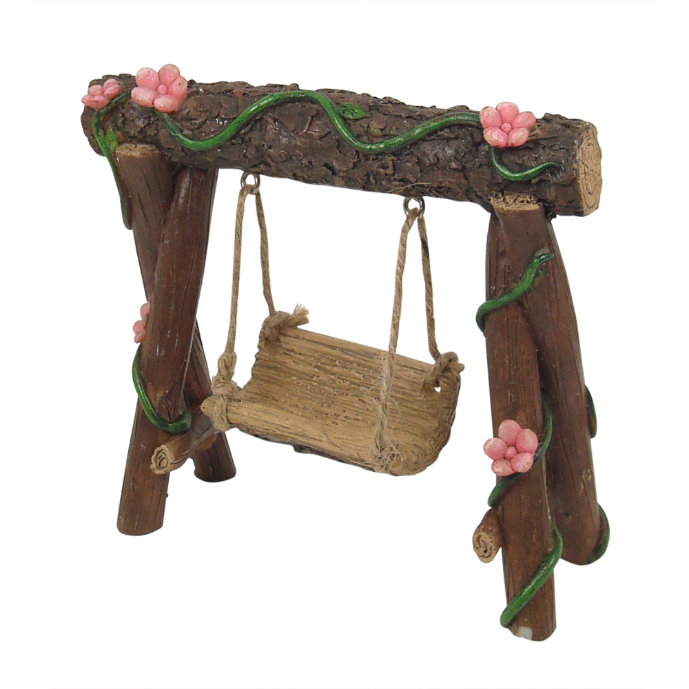 Fairy Garden Swing Bench