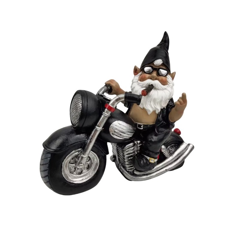 Biker Gnome on Bike