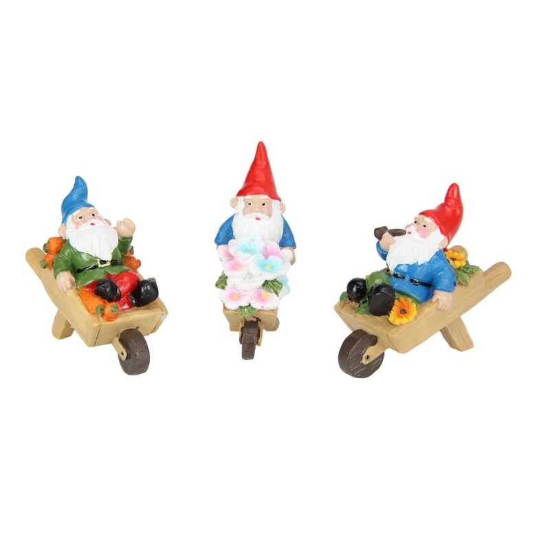 Gnome in Wheelbarrow