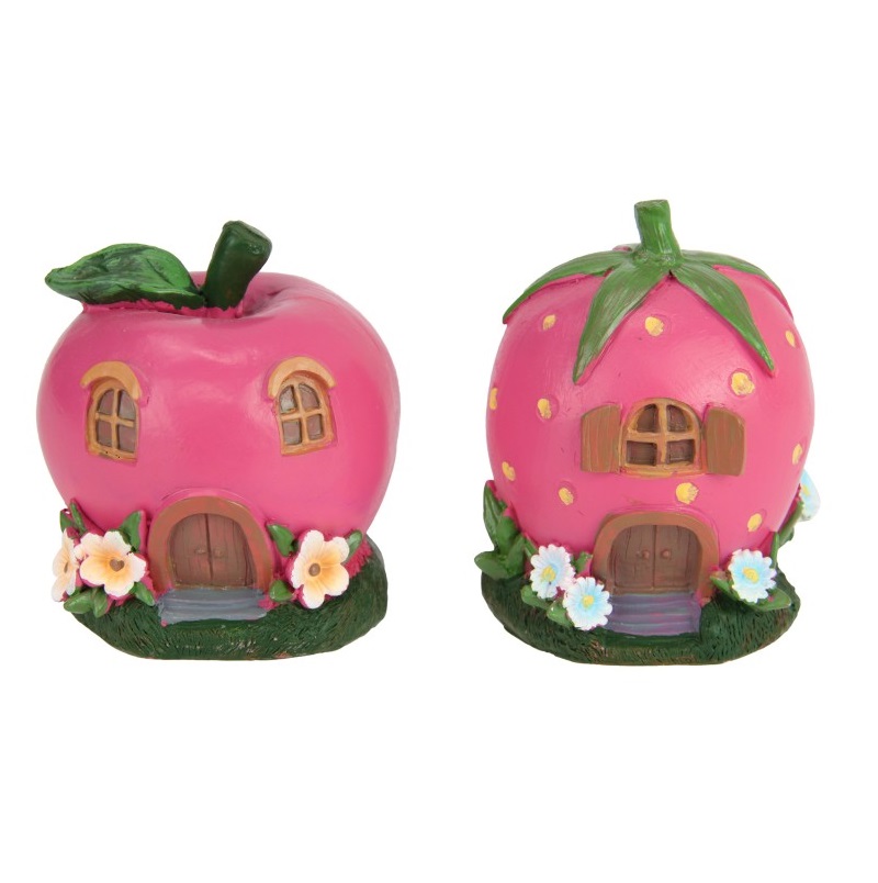 Apple / Strawberry Fairy Garden House