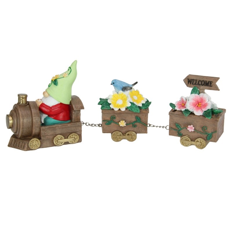 Gnome Conductor Driving Train