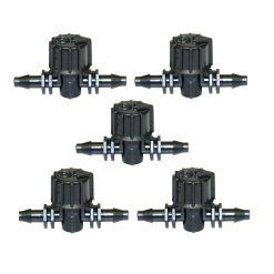 4mm Barbed Valve - Pack of 5