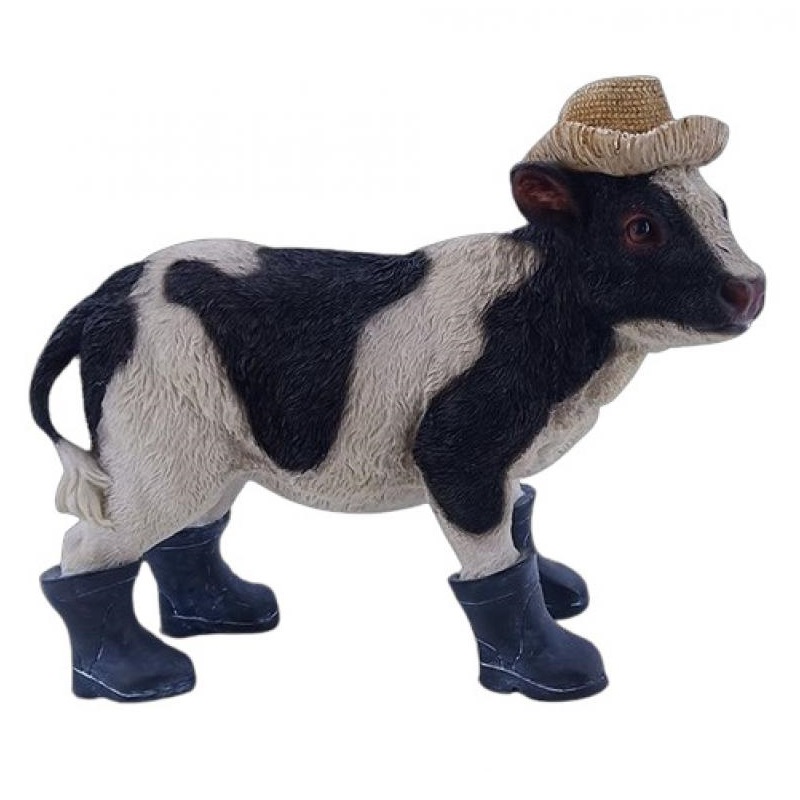 Cow w/Boots & Hat