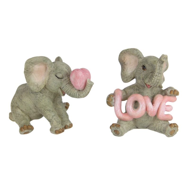 Elephant w/Love Hearts