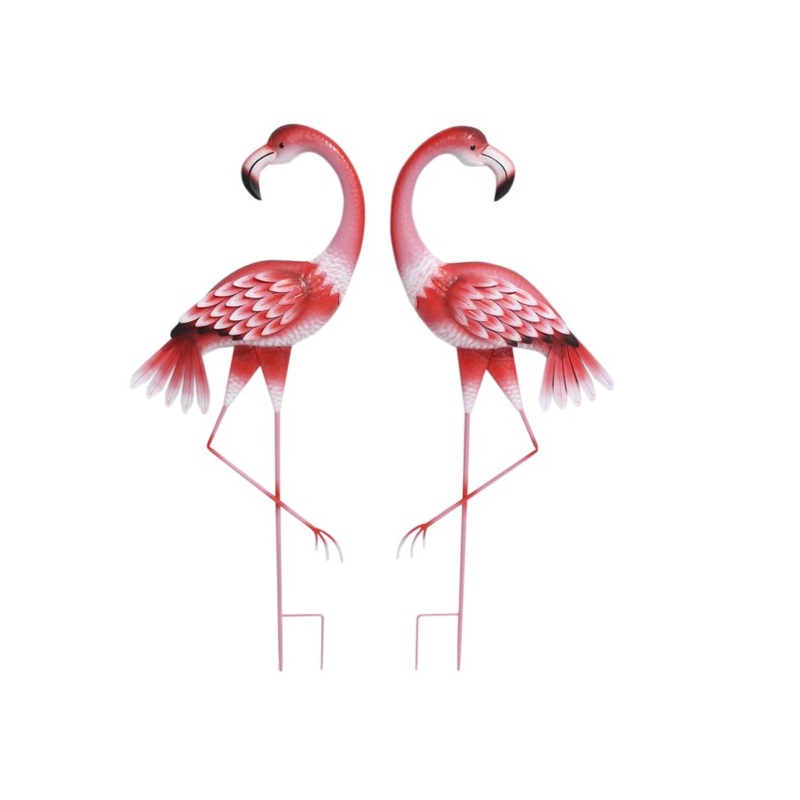 Pink Flamingo Garden Stake