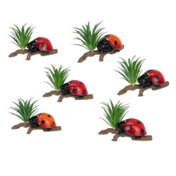 Ladybug on Branch w/Greenery