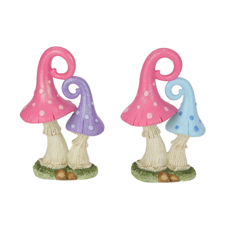 Twin Fairy Garden Mushroom