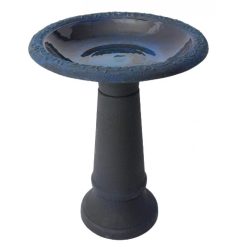 Bird Bath Blue Marble Look
