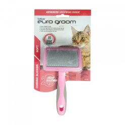 Euro Groom Soft Curved Slicker Brush
