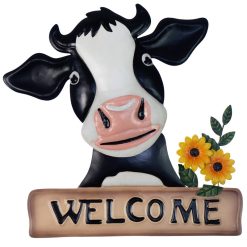 Dairy Cow Welcome Wall Art