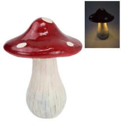 Solar Light Up Red Mushroom