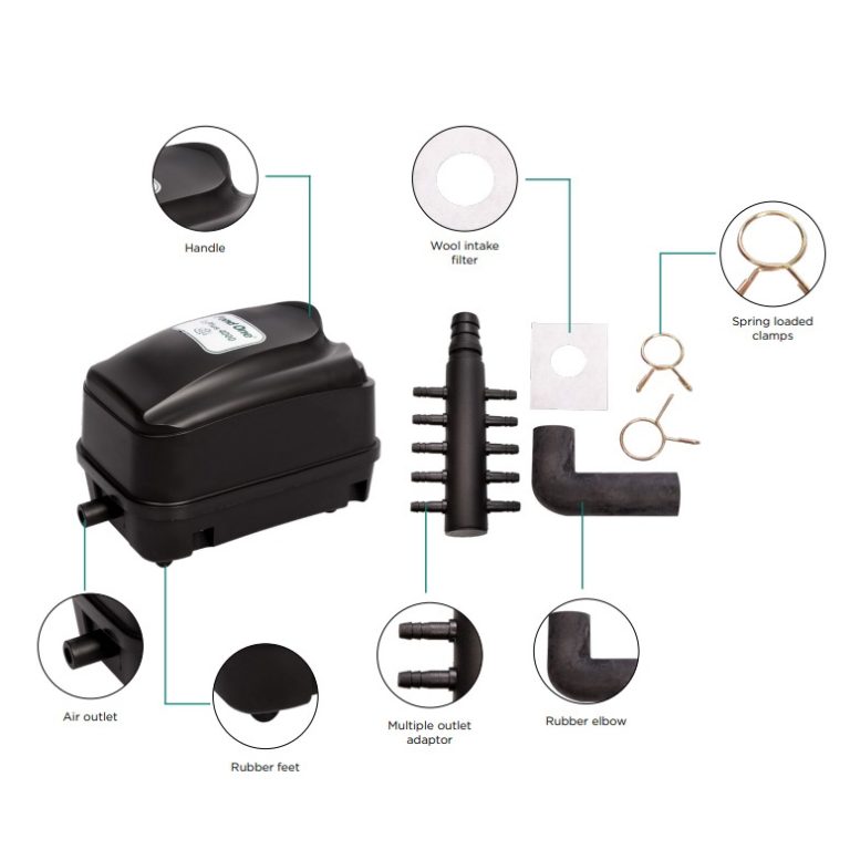 Pond One O2 Plus 4000 Air Pump The Pond Shop
