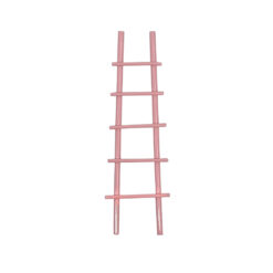 Metal Fairy Garden Ladder – Pink