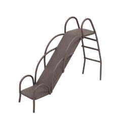 Metal Fairy Garden Slide – Rust