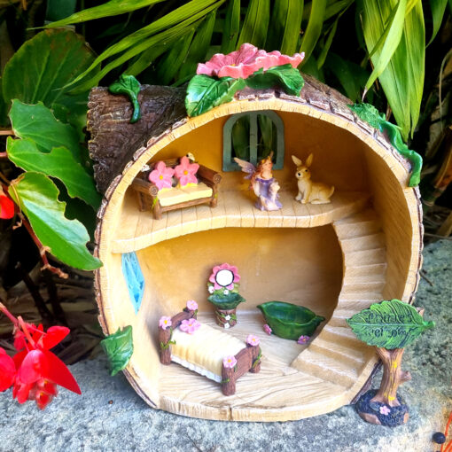 Two-Storey Log Cabin w/7-Pce Accessory Pack