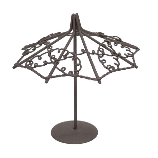 Fairy Garden Metal Market Umbrella - Rust
