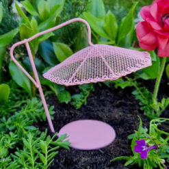 Metal Cantilever Umbrella – Pink