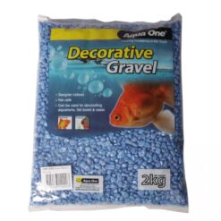 Aqua One Metallic Blue Gravel 2kg