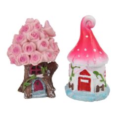 Fairy Garden Mushroom or Rose House Mini